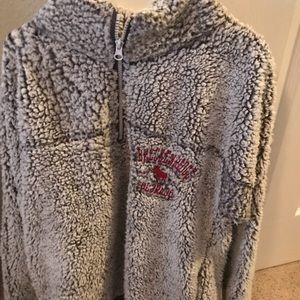 fleece sherpa pullover
